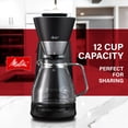 thumbnail image 3 of Coffee Maker Melitta Vision 12-Cup Automatic Black 2.8L, 3 of 9