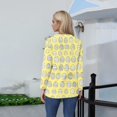 thumbnail image 5 of Lumtrix Easter Shirts For Women Bunny Graphic Tee Long Sleeve Eggs Print Tee Tops For Teen Girls Yellow S, 5 of 7