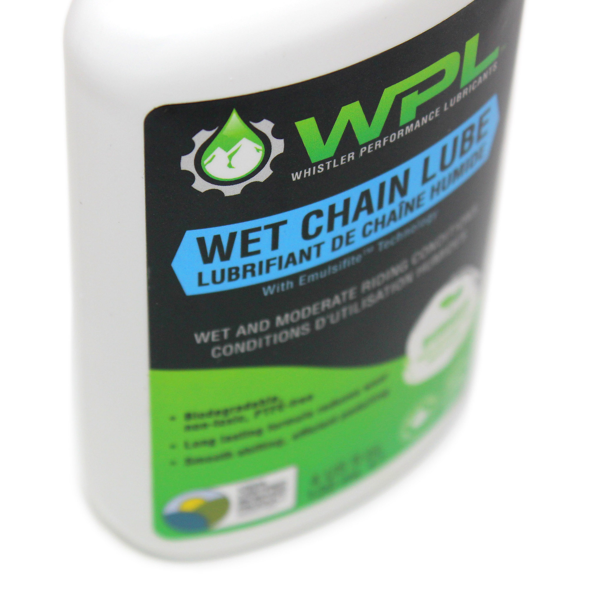 Wet Chain Lube, Bicycle Wet Conditions Lubricant, Biodegradable BioBased and NonToxic Formula