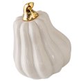 thumbnail image 2 of Miangastore Ceramic Pumpkin Figurine Halloween Table Accent Ceramic Pumpkin Table Ornament, 2 of 8