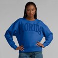 thumbnail image 4 of Women's Fanatics Royal Florida Gators Supersoft Flow Fleece Pullover Sweatshirt, 4 of 5