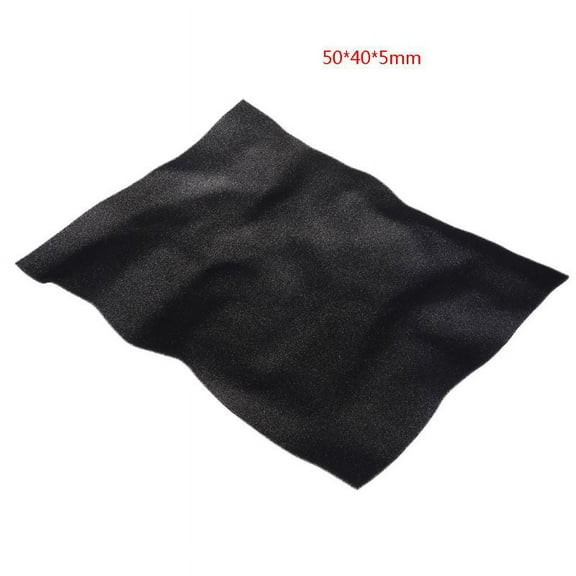 500x400x3/5MM DIY Computer Dust Filter Mesh PC Case Fan Cooler Dustproof Cover Sponge 60PPI Black