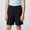 Black, variant on Cethrio Boys Athletic Shorts Size 10-12, Summer Elastic Waist Breathable Casual Loungewear Shorts Gray
