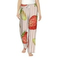 thumbnail image 2 of Kdxio Women's Comfy Stretch StrawberriesPrint Drawstring Pajama Pants-X-Large, 2 of 9