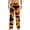 Orange-d, variant on Halloween High Waisted Pants For Men Comfy Plus Size Drawstring Bat Loungewear Pajamas Pants Pockets Pumpkin Ghost Relaxed Fit Lounge Pants Casual Trouser