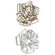 thumbnail image 1 of Paquete de 40 hebillas de metal ajustables para bricolaje, cinturones, bolsos, mochilas, accesorios, bronce y plata, 38 × 16 mm, 1 of 9