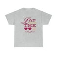 thumbnail image 2 of Love Is In The Air Valentine's Day Casual Fashion Unisex Heavy Cotton Tee, 2 of 9