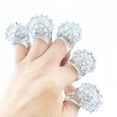 thumbnail image 5 of 200Pcs White LED Rings Light up Rings Soft Rubber Flashing Bumpy Rings Rave Wedding Party Luminous Toy Glow In The Dark, 5 of 9