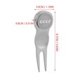 thumbnail image 3 of Divot Tool, Herramienta de reparación de Divot de de Metal portátil Que Pone la bifurcación Verde con el Marcador de la Pelota de Amonsee No, 3 of 6