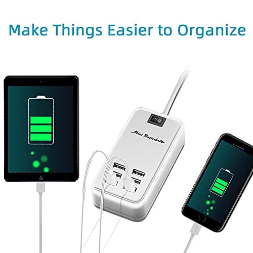 Cargador Hub Escritorio 6 puertos USB Mini Butterballe Alimentación de CA