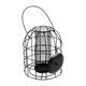 thumbnail image 3 of Comedero para pájaros con jaula de hierro negra, colgante con rejilla de malla, para mascotas, para el hogar y la tienda de mascotas (negro), 3 of 6