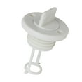 thumbnail image 5 of DimyFew Boat Drain Plug Fits 1 inch Drains Lightweight Replace Parts Accessory Round White, 5 of 9