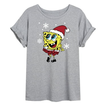 SpongeBob SquarePants - Dear Santa - Juniors Ideal Flowy Muscle T-Shirt