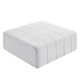 thumbnail image 3 of Modway Bartlett Modern Upholstered Polyester Fabric Ottoman in Ivory, 3 of 7