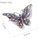 thumbnail image 3 of Broche de mariposa TANGJMXG Azul Hielo 3.5 pulgadas para Mujer, 3 of 5