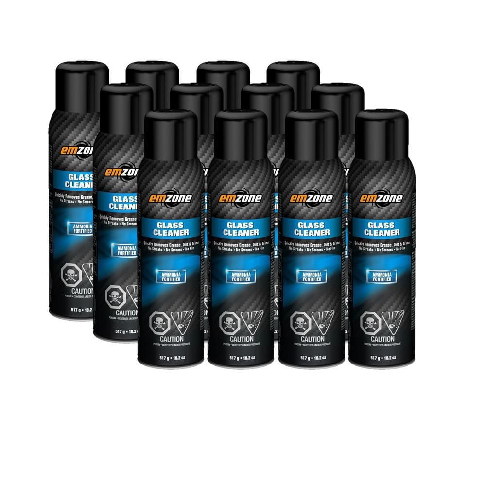 Nettoyant pour vitres enrichi à l'ammoniaque, 517 g / 18,2 oz - Caisse de 12