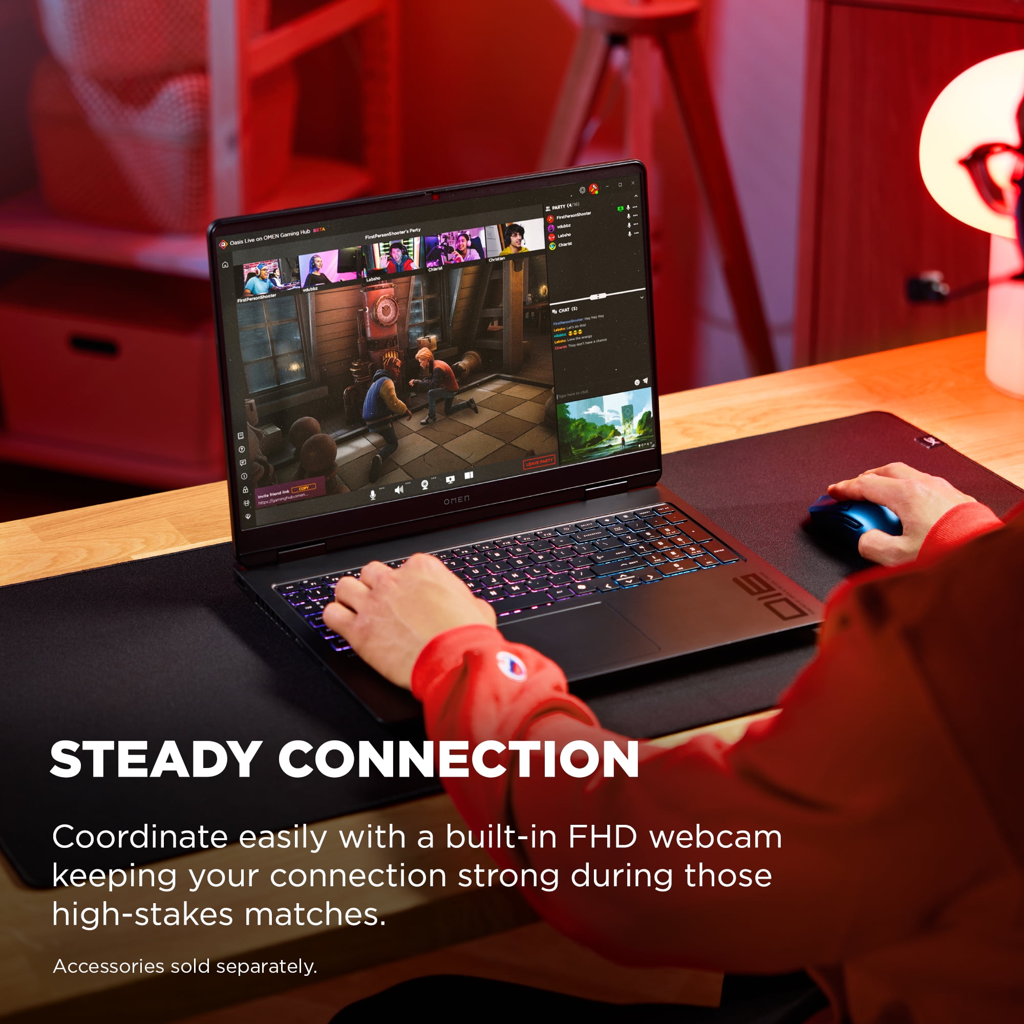 HP OMEN 16 Slim Gaming Laptop, 16" 1920 x 1200 144Hz IPS Display, Intel Core Ultra 9 285H, GeForce RTX 5070, RGB Backlit Keyboard, 1080p Webcam, Windows 11 Home(16GB DDR5 RAM | 1TB SSD)