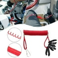 Clearance! Boat Kill Engine 5 Keys Stop Switch Safety Lanyard Clip For