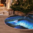 thumbnail image 5 of Bingfone Christmas Tree Skirt Mat Christmas Decoration Interior 30" -Blue Viper Snake 2, 5 of 6