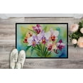 thumbnail image 2 of Caroline's Treasures DAC1563MAT Orchids in Watercolor Doormat 18x27 Front Door Mat Indoor Outdoor Rugs for Entryway, Non Slip Washable Low Pile, 18H X 27W, 2 of 6