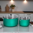 thumbnail image 2 of BATERIA DE COCINA DE ALUMINIO OCEANICA INCLUYE SARTEN ANTIADHERENTE VICTORIA 7 PIEZAS HERCULES, 2 of 3