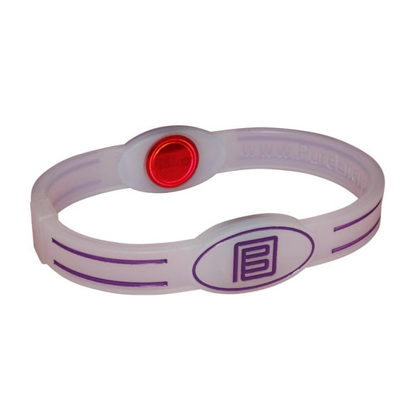 PURE ENERGY BAND - PAIN, INFLAMMATION + CIRCULATION BAND - Clear/Purple Small
