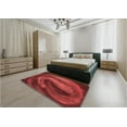thumbnail image 5 of Ahgly Company Machine Washable Indoor Rectangle Transitional Lava Red Area Rugs, 8' x 12', 5 of 7