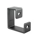 thumbnail image 2 of Gancho para lavabo de acero inoxidable | Organizador de pared resistente sin taladro para baño y cocina | Negro/gris, resistente al óxido, 7x7x3cm, soporte de carga fuerte, almacenamiento que ahorra, 2 of 6
