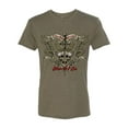 thumbnail image 2 of Wild Bobby, Biker Til I Die Live to Ride Motorcycle Cars and Trucks Mens Premium Tri Blend T-Shirt, Military Green, Large, 2 of 3