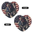 thumbnail image 2 of Uemuo Patriotic Bulldog Art Print Compact Portable Pocket Makeup Mirror - Leather Cover, Elegant Travel Cosmetic Mirror for Purse, Pocket, and Handbag-Heart Shape, 2 of 9