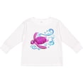 thumbnail image 3 of Inktastic Cute Pink Sea Turtle Boys or Girls Long Sleeve Toddler T-Shirt, 3 of 5