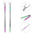thumbnail image 4 of OULII 2Set Telescoping Clothes Pole Retractable Stainless Steel For Indoor Use And Balcony, 4 of 8