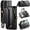 Black, variant on Crossbody for Samsung Galaxy A37 A57 Case Wallet【RFID Blocking】with 10-Card Holder Zipper Bills Slot, Soft PU Leather Magnetic Flip Wristlet Shoulder Strap Wallet Case for Women