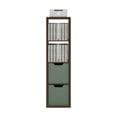thumbnail image 6 of Furinno CUBICLE Open Back Decorative Verticle Cube Storage Organizer Amber Pine, 6 of 8