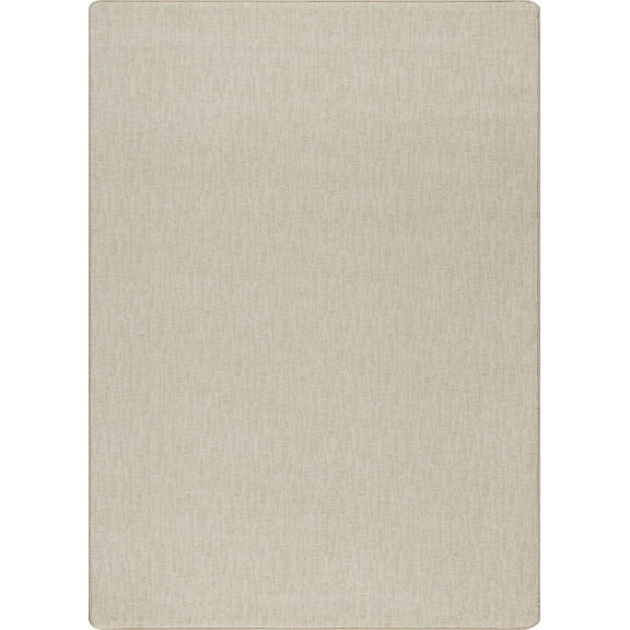 Milliken Imagine Area Rug WOVEN EDGE FLAX Woven Edge Flax Single Colored Cream 2 1 x 7 8 Rectangle