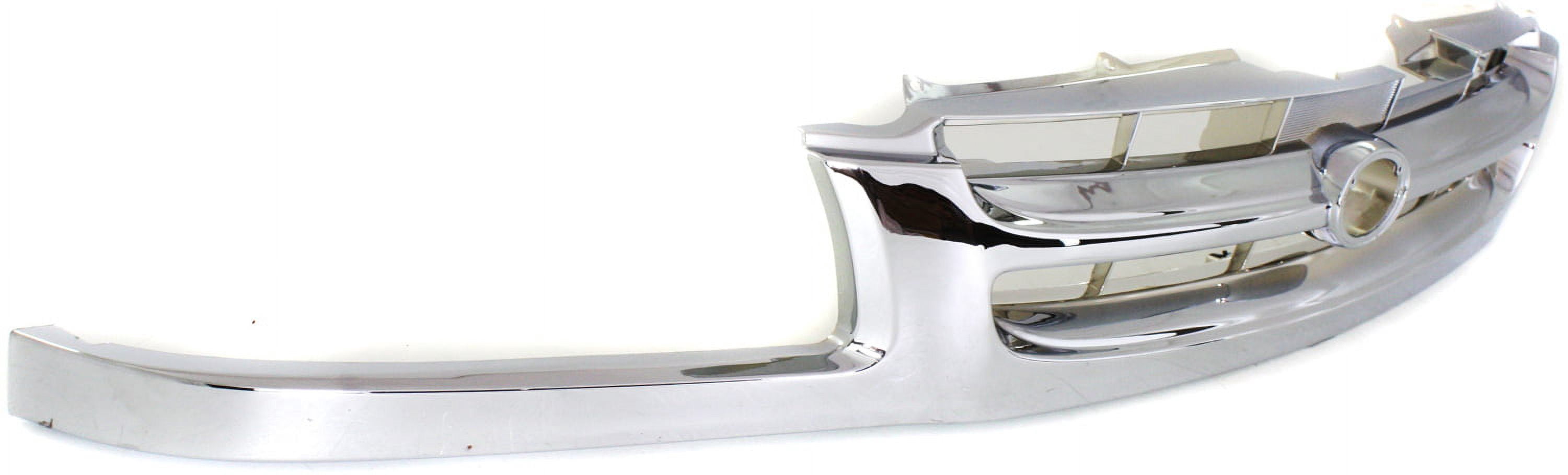 Grille Assembly Compatible With 1998-2000 Toyota Sienna Chrome Shell and Insert