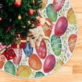 thumbnail image 5 of FMSHPON Easter Tree Skirt Colorful Eggs Bunny Xmas Christmas Tree Skirt Stand Mat for Holiday Party Decoration Indoor Outdoor 48 inches, 5 of 6