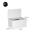 thumbnail image 4 of Caja de almacenamiento para extractor de papel doméstico Caja de pañuelos de gran capacidad Caja de pañuelos húmedos Caja de extracción de pañuelos húmedos con tapa para guantes sellados para sala de, 4 of 5