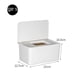 thumbnail image 5 of Caja de almacenamiento para extractor de papel doméstico Caja de pañuelos de gran capacidad Caja de pañuelos húmedos Caja de extracción de pañuelos húmedos con tapa para guantes sellados para sala de, 5 of 6