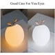 thumbnail image 2 of Luces nocturnas de conejito, luces nocturnas para bebés, linda lámpara de conejo suave de silicona, luz nocturna LED para niños pequeños, animal con sensor táctil WD.WDQZL Hogar, 2 of 6