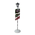 thumbnail image 3 of Northlight Solar-Powered North Pole Light Up Lantern Post Christmas Sign - 49.75", 3 of 4