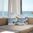 thumbnail image 2 of Pelican Ocean Outdoor Pillow Covers Pack of 2 Modern Bird Waterproof Throw Pillow Covers Decorative Cushion Cases for Patio Garden Tent Balcony Couch 20x12 inch, 2 of 8