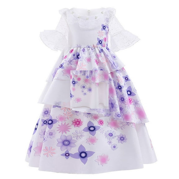 Girls Isabella Costume Princess Dress Cosplay Costume Party Dress Up