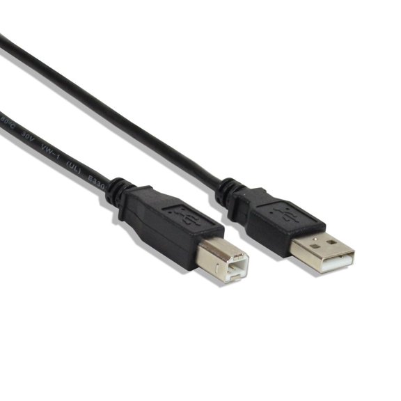 5 Pack 3ft USB 2.0 A Male to B Male High Speed 3 Feet Printer Scanner Cable