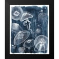 thumbnail image 2 of Popp, Grace 15x18 Black Modern Framed Museum Art Print Titled - Moon Jellies I, 2 of 5