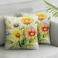 thumbnail image 2 of Nawypu  Spring Floral Throw Pillow Covers  Home Sweet Home Flowers Truck Farmhouse Decorative Pillows Soft Cushion Cases for Couch Sofa Bed Home Decor 2pcs  12x12in, 2 of 6