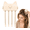 03# Beige, variant on Wireless Heated Volumizing Root Lift Clip for Flat Fine Hair, Portable Crown Lifting Volumizer Styling Tool, Type-C Rechargeable Volume Comb with Dual Heat Settings for Travel,Pink