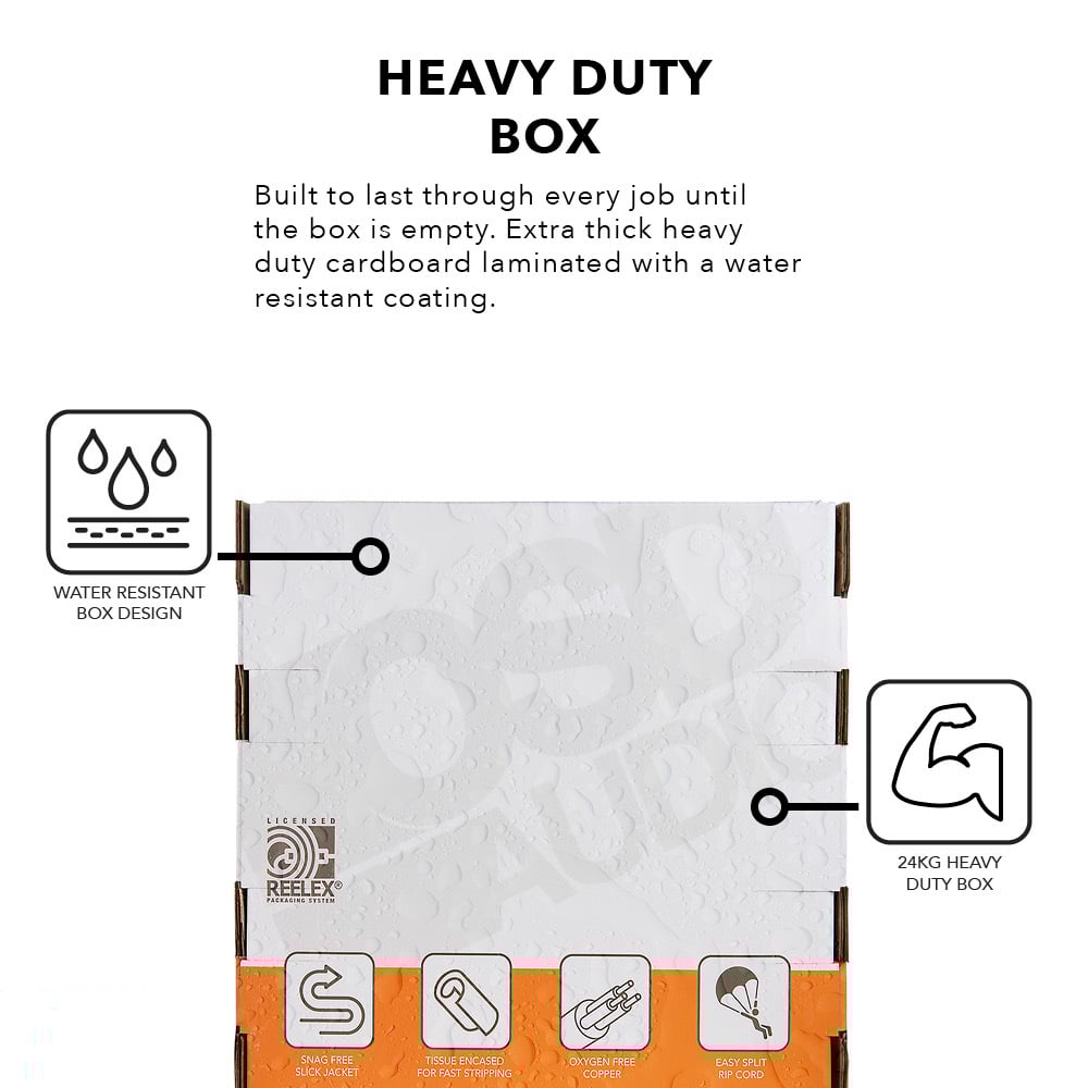 thumbnail image 2 of OSD 14/4 Speaker Wire Outdoor Rated CL2/CL3 In Wall Direct Burial Oxygen Free, White 500ft, 2 of 9
