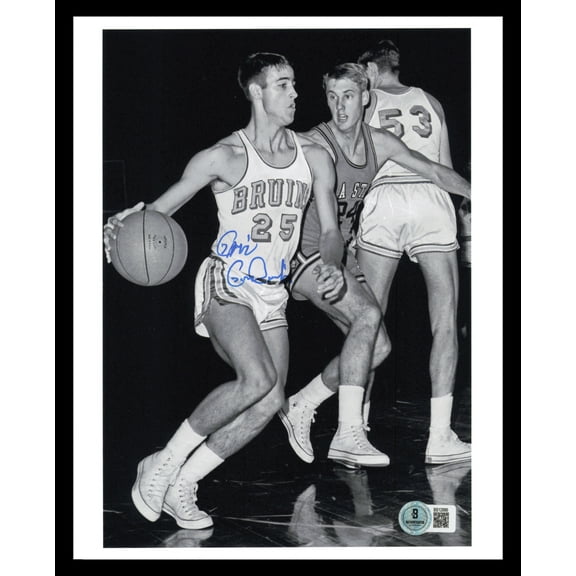 Gail Goodrich Autographed 8x10 Photo UCLA Bruins Beckett BAS QR #BS12886