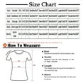 thumbnail image 3 of Oalirro Women's Tops, Tees & Blouses Women Tops and Blouses Women's Fashion Casual Printing O-Neck Loose Short Sleeve T-shirt Pullover Tops White, 3 of 7